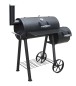 Preview: Mr.GARDENER Smoker Portland, schwarz, Grillrost BxT: 67 x 34 cm, 1262
