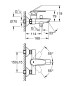 Preview: GROHE Start Edge Einhand-Wannenarmatur, 1/2, chrom, 23348001