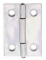 Preview: Alberts Scharnier,gelb vz,38x26x0,75 345372