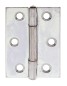 Preview: Alberts Scharnier, Halbbreit: Stahl roh, sendzimirverzinkt 51x37,2x1mm 345884