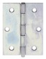 Preview: Alberts Scharnier, Halbbreit: Stahl roh, sendzimirverzinkt 80x58x1,5mm 345914