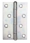 Preview: Alberts Scharnier, Halbbreit: Stahl roh, sendzimirverzinkt 100x72x1,5mm 345921
