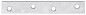 Preview: Alberts Flachverbinder: Stahl roh, sendzimirverzinkt 100x15mm 339272