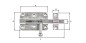 Preview: Alberts Bolzen-Schlossriegel m.Griff,gvz,bf.Schl 68/99 129026