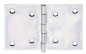 Preview: Alberts Scharnier, Breit: Stahl roh, sendzimirverzinkt 80x120mm 346515