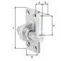 Preview: Alberts Kloben z.Anschrauben,gvz,M16,Ø16/45x105 318246