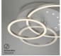 Preview: BRILONER LED Deckenleuchte, 40 cm, Memory, 26W, 2550lm, Aluminium, 3773019