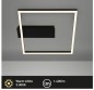 Preview: BRILONER LED Deckenleuchte, 32 cm, 14W, 400lm, schwarz, 3771015