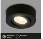 Preview: BRILONER - 2 in 1 LED Aufbauspot und Einbaustrahler schwenkbar, warmweißes Licht, 5W, 230V, 7991015