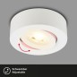 Preview: BRILONER - 2 in 1 LED Aufbauspot und Einbaustrahler schwenkbar, warmweißes Licht, 5W, 230V, 7991016