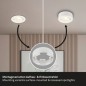 Preview: BRILONER - 2 in 1 LED Aufbauspot und Einbaustrahler schwenkbar, warmweißes Licht, 5W, 230V, 7991016