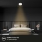 Preview: BRILONER - 2 in 1 LED Aufbauspot und Einbaustrahler schwenkbar, warmweißes Licht, 5W, 230V, 7991016