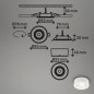 Preview: BRILONER - 2 in 1 LED Aufbauspot und Einbaustrahler schwenkbar, warmweißes Licht, 5W, 230V, 7991016