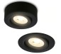 Preview: BRILONER - 2 in 1 LED Aufbauspot und Einbaustrahler schwenkbar, Ø90mm, warmweißes Licht, 230V, 7990015