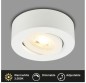 Preview: BRILONER - 2 in 1 LED Aufbauspot und Einbaustrahler schwenkbar, Ø90mm, warmweißes Licht, 230V, 7990016