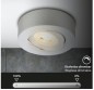 Preview: BRILONER - 2 in 1 LED Aufbauspot und Einbaustrahler schwenkbar, Ø90mm, warmweißes Licht, 230V, 7990014