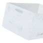 Preview: Zeller Aufbewahrungs Kiste Rustic weiß, Holz, 40x30x20,5 cm, 15135