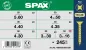 Preview: SPAX Sortiment klein, Schrauben-Set mit 7 Abmessungen, 245 Stück, Senkkopf, Kreuzschlitz Z, YELLOX, 4000001991039 5
