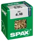 Preview: SPAX Universalschraube, 4 x 16 mm, 300 Stück, Vollgewinde, Senkkopf, Kreuzschlitz Z2, 4CUT, YELLOX, 4081020400167 3