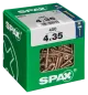 Preview: SPAX Universalschraube, 4 x 35 mm, 400 Stück, Vollgewinde, Senkkopf, Kreuzschlitz Z2, 4CUT, YELLOX, 4081020400358 3