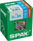 Preview: SPAX Edelstahlschraube, 3,5 x 35 mm, 150 Stück, Teilgewinde, Senkkopf, T-STAR plus T15, 4CUT, Edelstahl rostfrei A2, 4197000350357 4