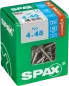 Preview: SPAX Edelstahlschraube, 4 x 45 mm, 100 Stück, Teilgewinde, Senkkopf, T-STAR plus T20, 4CUT, Edelstahl rostfrei A2, 4197000400457 4