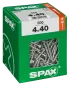 Preview: SPAX Universalschraube, 4 x 40 mm, 500 Stück, Teilgewinde, Senkkopf, T-STAR plus T20, 4CUT, WIROX, 4191010400406 4