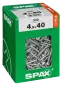 Preview: SPAX Universalschraube, 4,5 x 40 mm, 500 Stück, Teilgewinde, Senkkopf, T-STAR plus T20, 4CUT, WIROX, 4191010450406 3