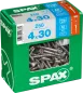 Preview: SPAX Edelstahlschraube, 4 x 30 mm, 250 Stück, Teilgewinde, Senkkopf, T-STAR plus T20, 4CUT, Edelstahl rostfrei A2, 4197000400306 3