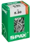 Preview: SPAX Universalschraube, 5 x 50 mm, 75 Stück, Teilgewinde, Senkkopf, T-STAR plus T20, 4CUT, WIROX, 4191010500507 3