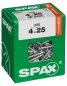 Preview: SPAX Universalschraube, 4 x 25 mm, 200 Stück, Vollgewinde, Senkkopf, T-STAR plus T20, 4CUT, WIROX, 4191010400257 2