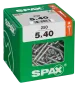 Preview: SPAX Universalschraube, 5 x 40 mm, 250 Stück, Teilgewinde, Senkkopf, T-STAR plus T20, 4CUT, WIROX, 4191010500406 4