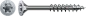 Preview: SPAX Universalschraube, 4,5 x 35 mm, 125 Stück, Teilgewinde, Senkkopf, T-STAR plus T20, 4CUT, WIROX, 4191010450357 2