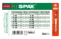 Preview: SPAX Sortiment Koffer, Schrauben-Set mit 14 Abmessungen, 387 Stück, Senkkopf, T-STAR plus, WIROX, 4000001991169 3