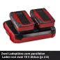 Preview: Einhell PXC-Ladegerät Power X-Twincharger 4A, 4512161