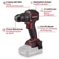Preview: Einhell PROFESSIONAL Akku-Schlagbohrschrauber TP-CD 18/50-C Li-i BL (2x3Ah), 4514406