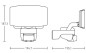 Preview: Steinel LED Strahler XLED Protect S Weiß, 180°/10 m Bewegungsmelder, 089894