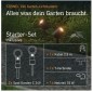 Preview: Steinel Spot Garden C 24V Starter-Set, inkl. 2x LED-Gartenstrahler mit Erdspieß und Zubehör, App-Steuerung, Ohne Sensor, 093907