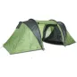 Preview: Happy People Doppeldachzelt Iglu für 4 Personen ca. 140+140+140x210x140 cm, grün/grau, 78930