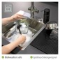 Preview: WENKO Spülbürste Cuvo, Reinigungsbürste mit ergonomischem Griff & Schaber, 55033100