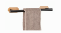 Preview: Wenko Turbo-Loc® Badetuchstange Mod. Orea Bamboo Befestigung ohne bohren, 25368100