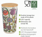 Preview: Wenko Aufbewahrungsdose PLA Mod. Flowers 0,95 L Bambusdeckel mit Silikonring zur luftdichten Aufbewahrung, 54208100
