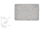 Preview: Wenko Badteppich Badia, grau, Polyester, 60x90 cm rutschfester TPR-Rücken, waschbar, 26271100