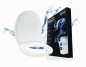 Preview: Wenko WC-Sitz Mod. Crevada DuroUnbreakable®, Weiß belastbar bis 1500 kg, Absenkautomatik, 26210100