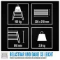 Preview: Güde Aluminium Trittleiter GAT 3 Stufen, 40964