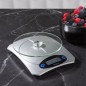 Preview: Haushalt International Digitale Küchenwaage rund, 5kg, Glasplatte, 16204