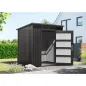Preview: Mr. Gardener Premium Geräte-Pultdachhaus 197x146x201 cm, anthrazit,  025288