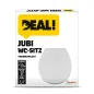 Preview: DEAL WC-Sitz Jubi, Soft-Close-Funktion, Thermoplast, weiß, 956476