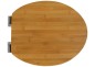 Preview: WELLWATER WC-Sitz Bambus, Soft-Close, Take-Off, Echtholz, 956477