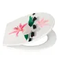 Preview: CASAYA WC-Sitz Loki Flower, Soft-Close, Thermoplast, weiß, 956486